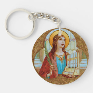 Porte-clefs Double Ste Cécile de Rome (BK 003)