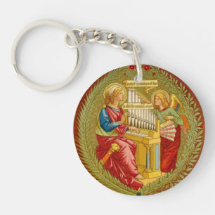 Porte-clefs Double Ste Cécile de Rome (SNV 36)