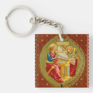 Porte-clefs Double Ste Cécile de Rome (SNV 36)