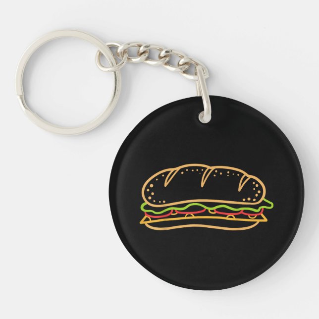 Porte-clefs Doublure de sandwich (Devant)