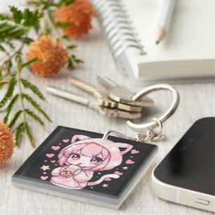 Porte-clefs Douce Humeur Chibi