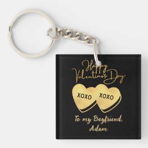 Porte-clefs douce valentine couple personnaliser personnalisée