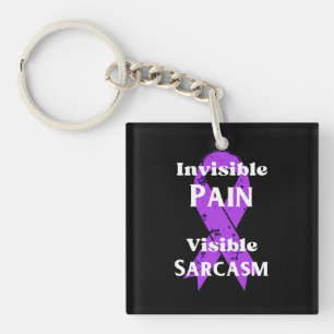 Porte-clefs Douleur invisible Sarcastique