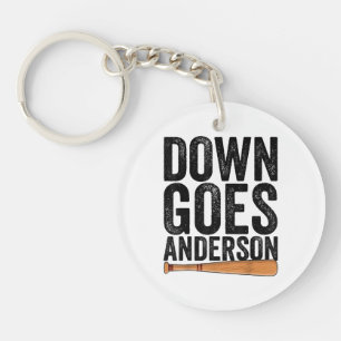 Porte-clefs DOWN GOLF ANDERSON FUNNY BASEBALL cadeau ANDERSON
