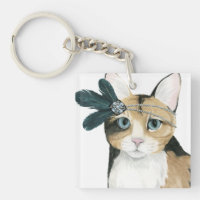 Downton Cat | Bejeweled With Feathers