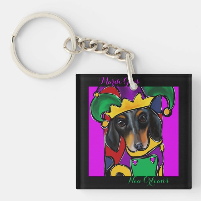 PORTE-CLEFS DOXIE  MARDI GRAS           (Devant)