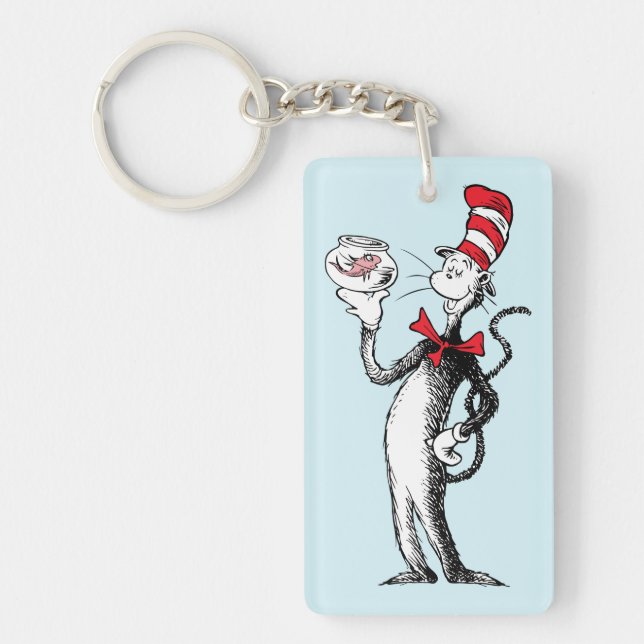Porte-clefs Dr. Seuss | Le Chat Chapeauté & Krinklebine (Devant)
