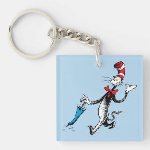 Porte-clefs Dr. Seuss Le Chat Chapeauté Marche au parapluie