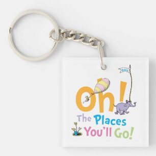 Porte-clefs Dr. Seuss Oh, les endroits où tu vas !