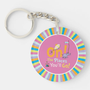Porte-clefs Dr. Seuss   Oh, les endroits que vous allez !