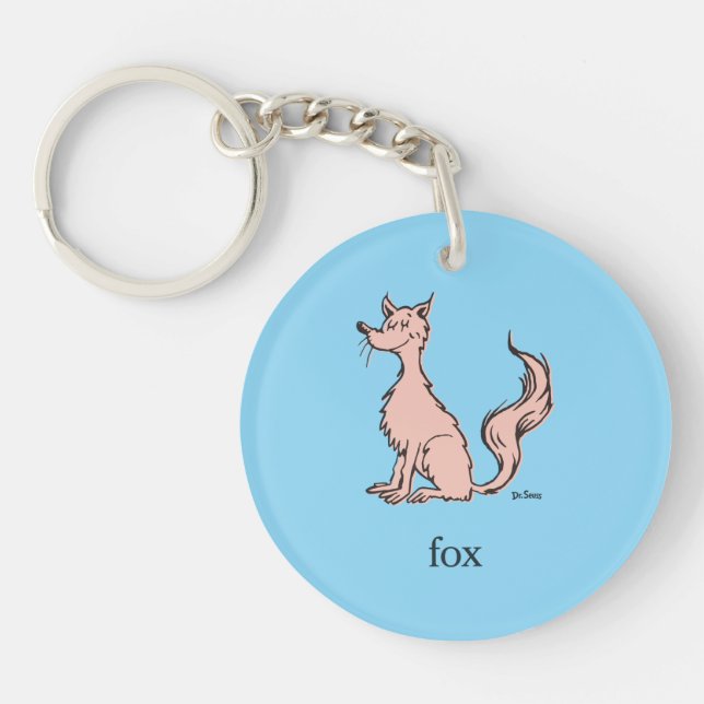Porte-clefs Dr. Seuss | Renard Rose (Devant)
