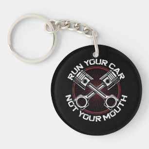 Porte-clefs Drag Racing Voiture de Course Vintage Faites Couri