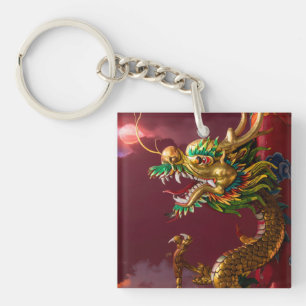 Porte-clefs dragon chinois