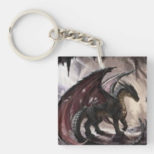 Porte-clefs Dragon Dans La Grotte