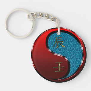Porte-clefs Dragon d'eau
