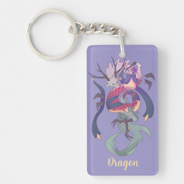 Porte-clefs Dragon, dragon (Devant)