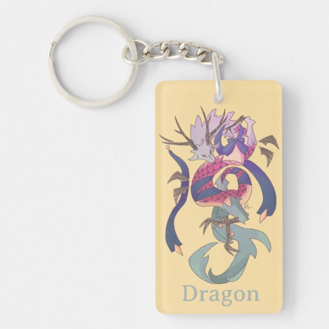 Porte-clefs Dragon, dragon (Devant)