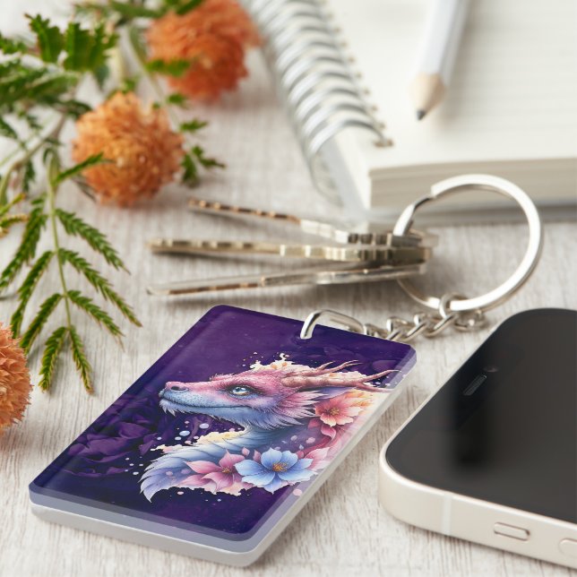 Porte-clefs Dragon Gardien Douceur.  (Devant droit)