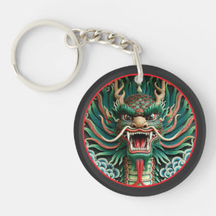 Porte-clefs Dragon japonais et traditions shinto-bouddhistes