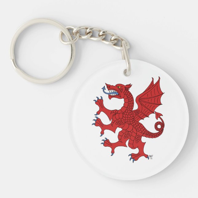 Porte-clefs Dragon Rampant Gules (Devant)
