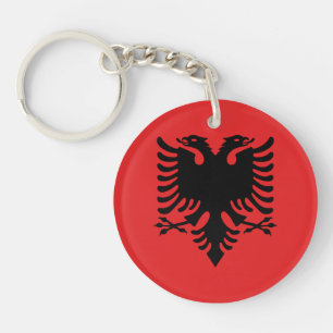 Porte-clefs Drapeau albanais patriotique