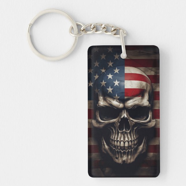 Porte-clefs Drapeau américain (Devant)