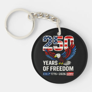Porte-clefs drapeau américain 250e anniversaire américain