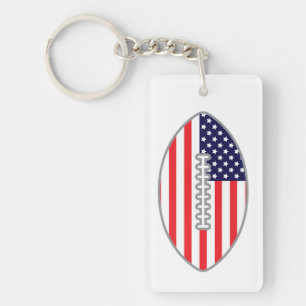 Porte-clefs Drapeau américain de football