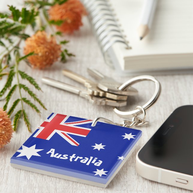 Porte-clefs Drapeau australien (Devant Droit)