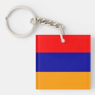 Porte-clefs Drapeau aux couleurs de l'Arménie