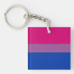 Porte-clefs Drapeau bisexuel