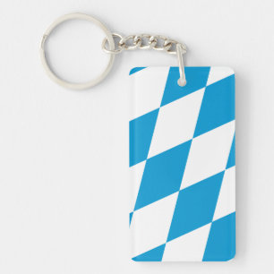 Porte-clefs Drapeau de Bavière, ALLEMAGNE