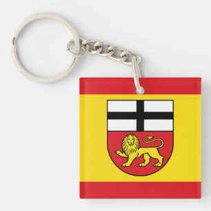 Porte-clefs Drapeau de Bonn ville Allemagne symbole emblème li