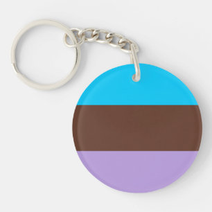 Porte-clefs Drapeau de fierté androsexuelle
