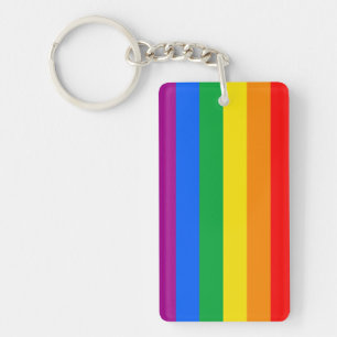 Porte-clefs Drapeau de fierté arc-en-ciel LGBTQ+