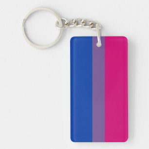 Porte-clefs Drapeau de fierté bisexuel