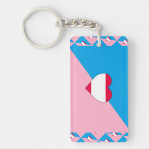 Porte-clefs Drapeau de fierté de jeu d'âge