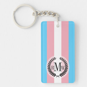 Porte-clefs Drapeau de fierté de transsexuel