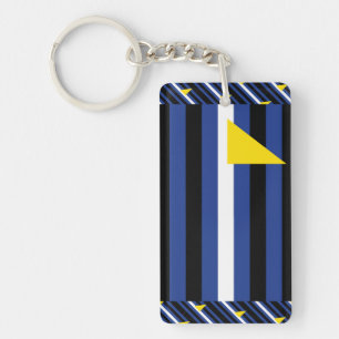 Porte-clefs Drapeau de fierté des sports aquatiques