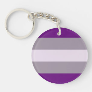 Porte-clefs Drapeau de fierté grise sexuelle