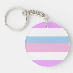 Porte-clefs Drapeau de fierté intersexe