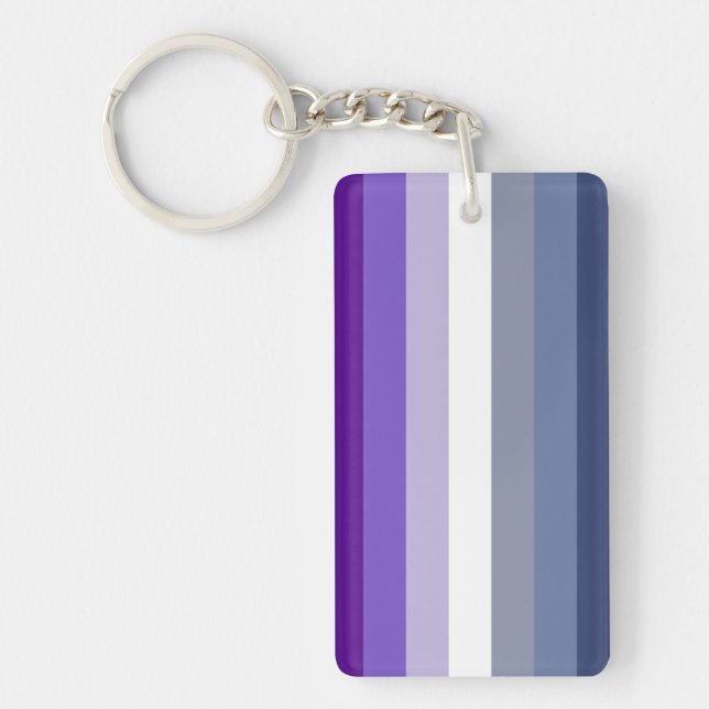 Porte-clefs Drapeau de fierté lesbienne Butch (Devant)