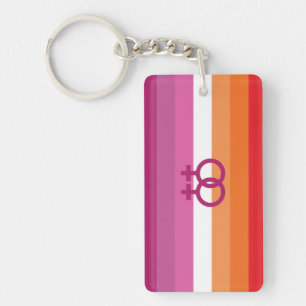 Porte-clefs Drapeau de fierté lesbienne WLW
