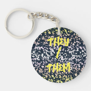 Porte-clefs Drapeau de fierté Pangender Boho Rétro Mignon Exce