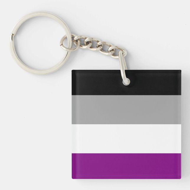 Porte-clefs Drapeau de fierté sexuelle LGBTQ (Devant)