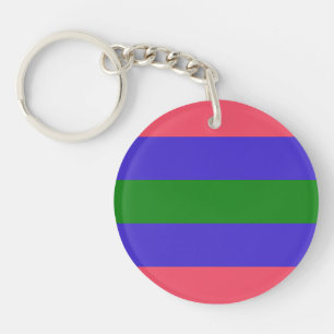 Porte-clefs Drapeau de fierté trigender
