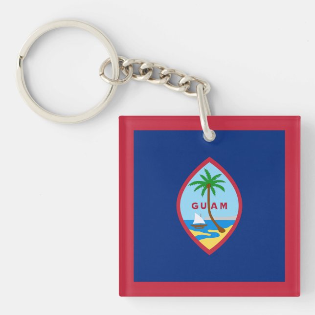 Porte-clefs Drapeau de Guam (Devant)