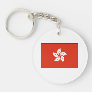 Porte-clefs Drapeau de Hong Kong