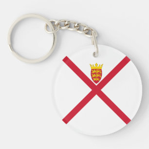 Porte-clefs Drapeau de Jersey