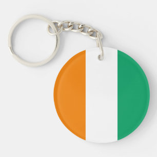 Porte-clefs Drapeau de la Côte d'Ivoire